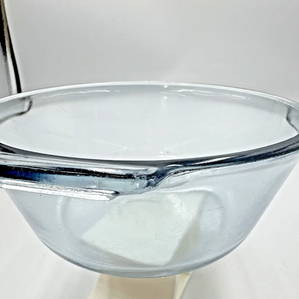 Vintage 1940's Pyrex Top‎ of Stove Flameware Blue Glass 7
